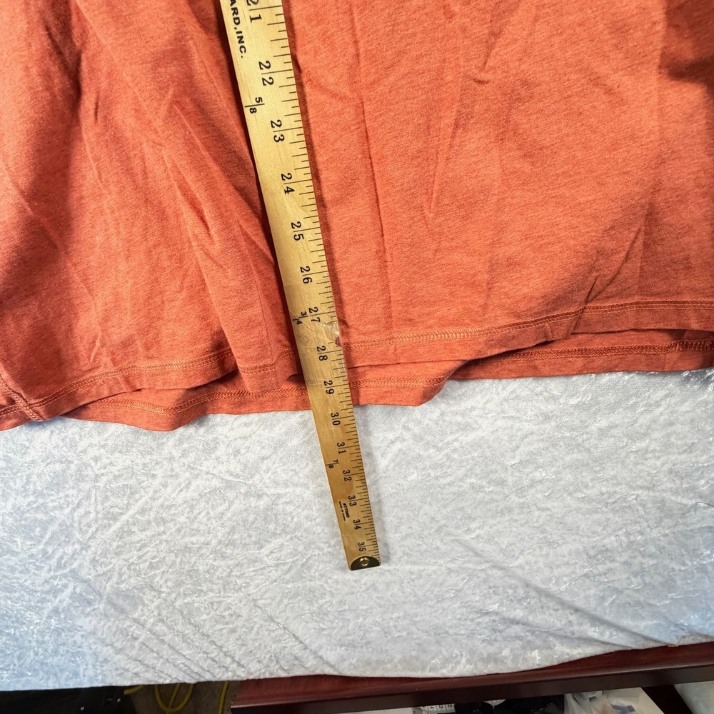 Tasc Performance Quarter Zip Men XXL Orange Bamboo Organic Cotton Pullover FA21 - Picture 5 of 9